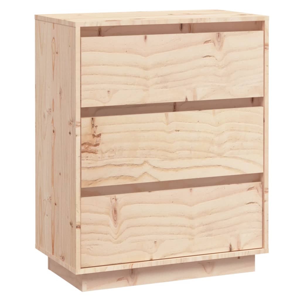 Buffet 60x34x75 cm en bois de pin massif