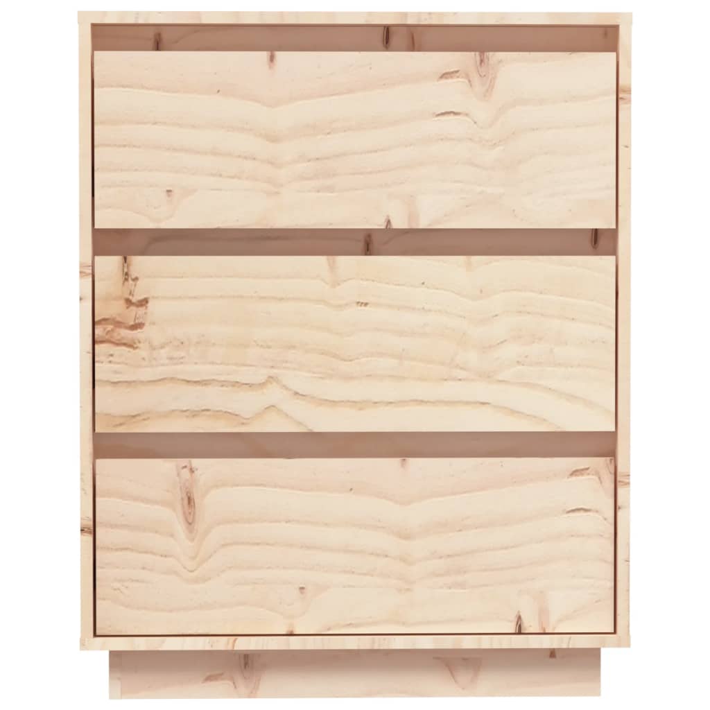 Buffet 60x34x75 cm en bois de pin massif