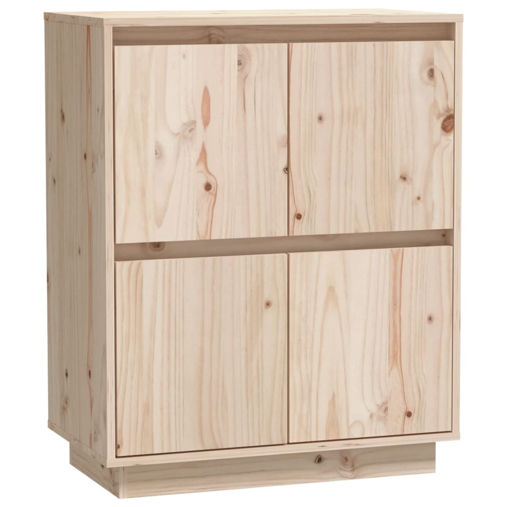 Buffet 60x34x75 cm en bois de pin massif