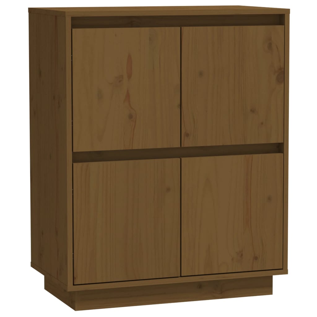 Dressoir 60x34x75 cm massief grenenhout