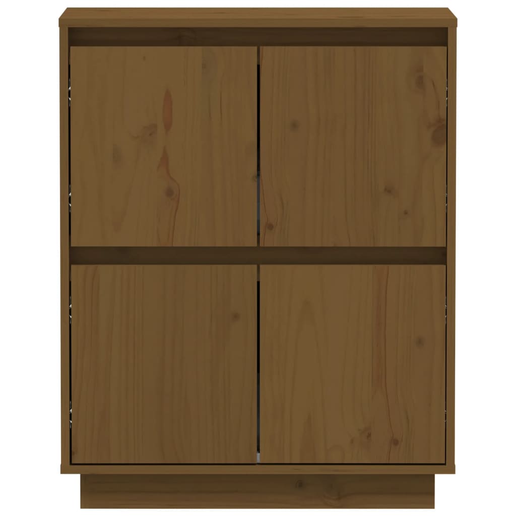 Dressoir 60x34x75 cm massief grenenhout