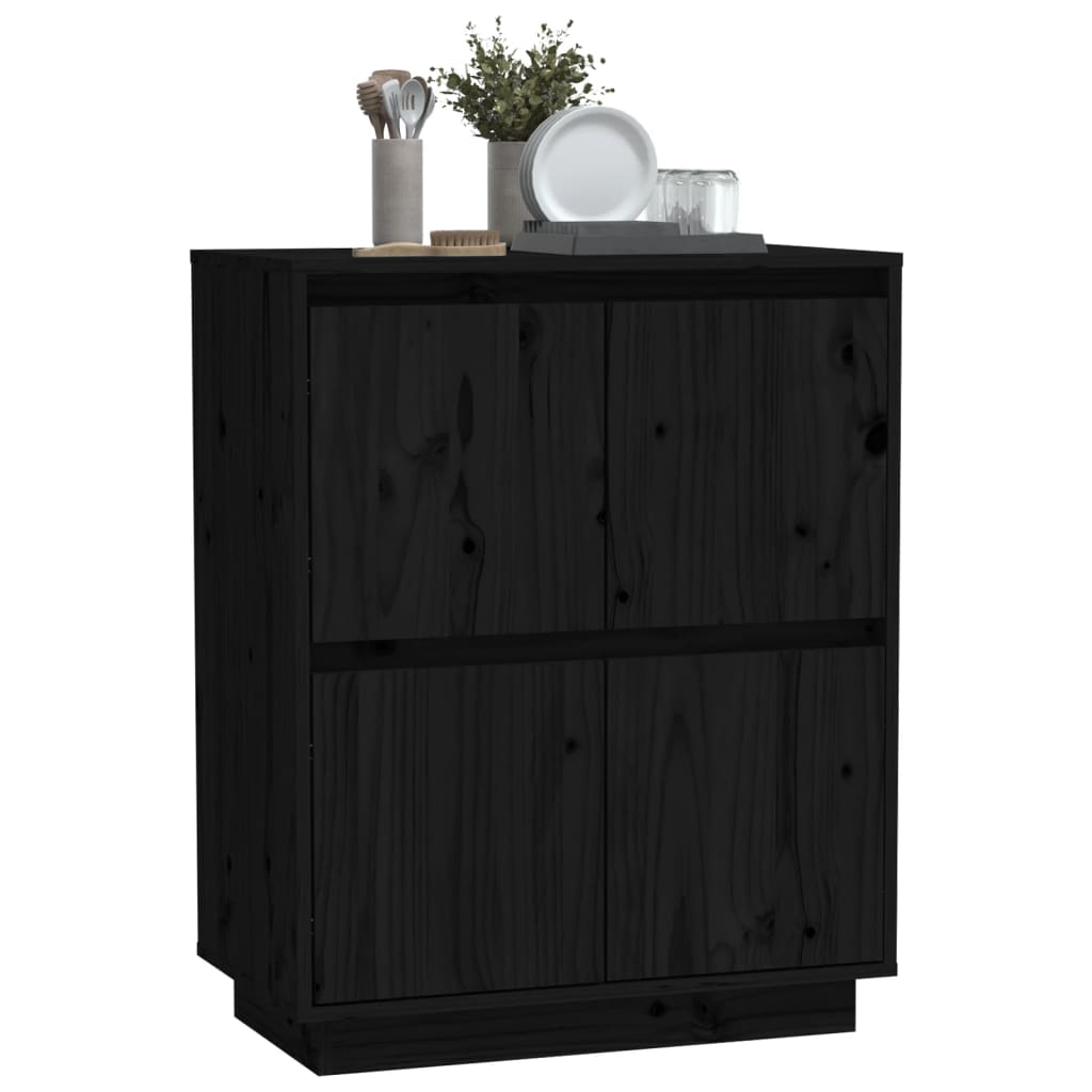 Dressoir 60x34x75 cm massief grenenhout