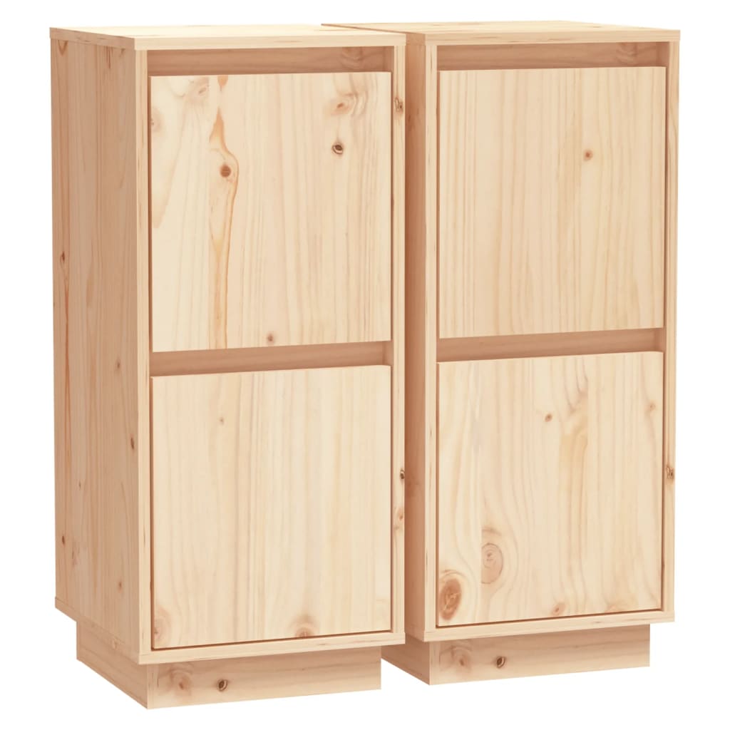 Dressoir 31,5x34x75 cm massief grenenhout