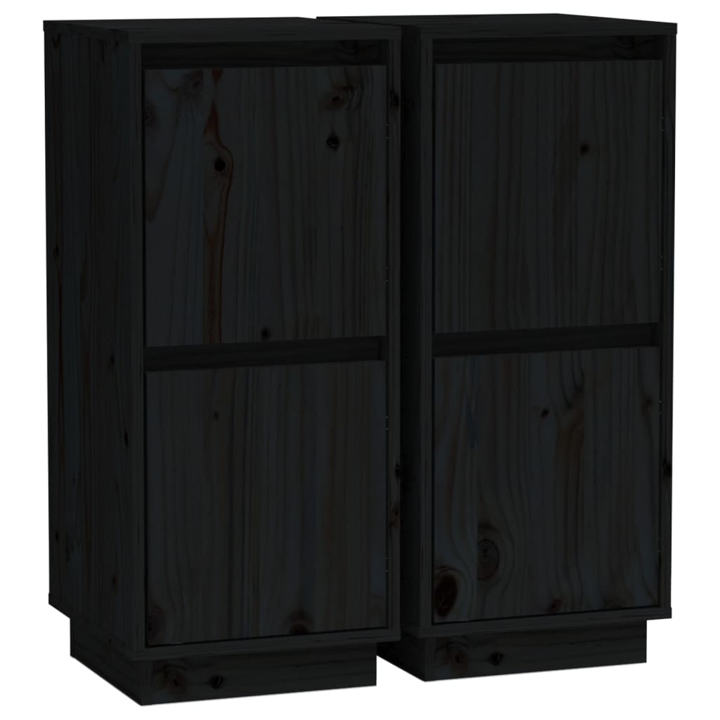 Dressoir 31,5x34x75 cm massief grenenhout