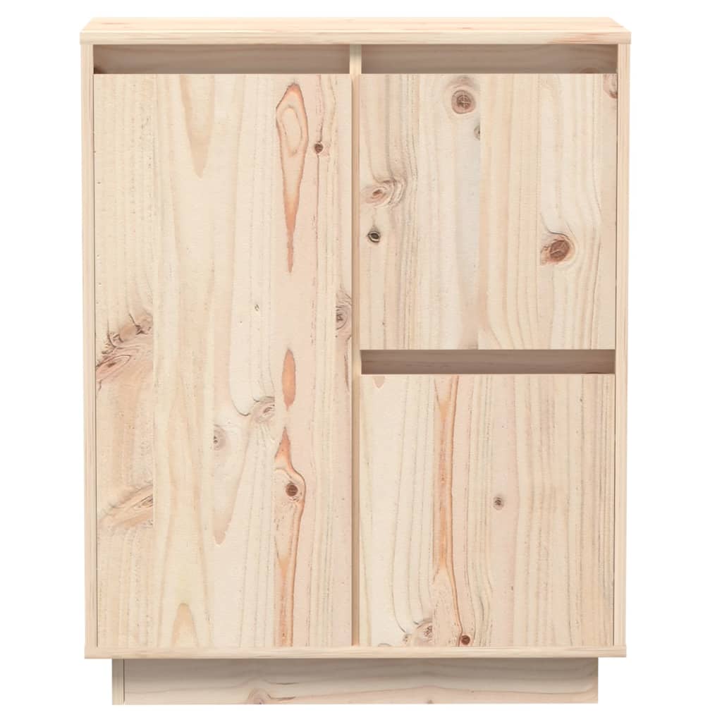 Buffet 60x34x75 cm en bois de pin massif