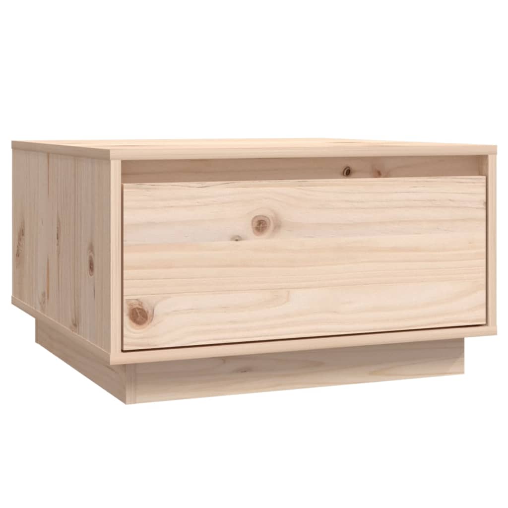 Table basse 55x56x32 cm en bois de pin massif