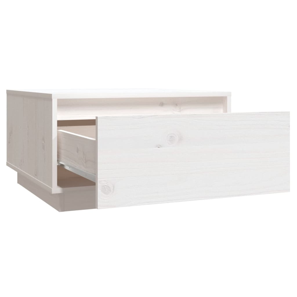 Table basse 55x56x32 cm en bois de pin massif