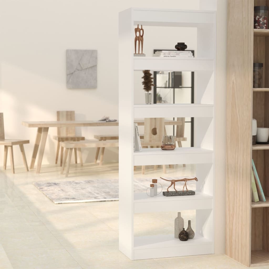 Boekenkast/kamerscherm 60x30x166 cm bewerkt hout