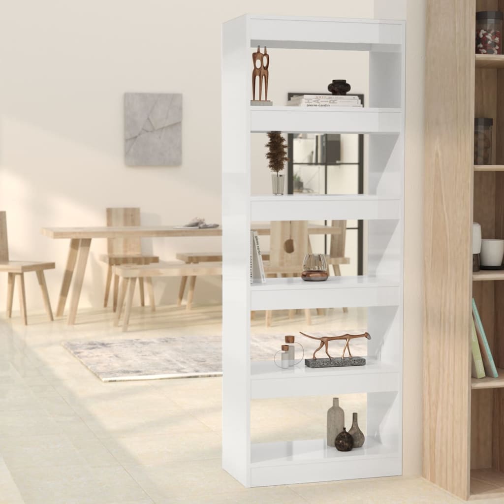 Boekenkast/kamerscherm 60x30x166 cm bewerkt hout