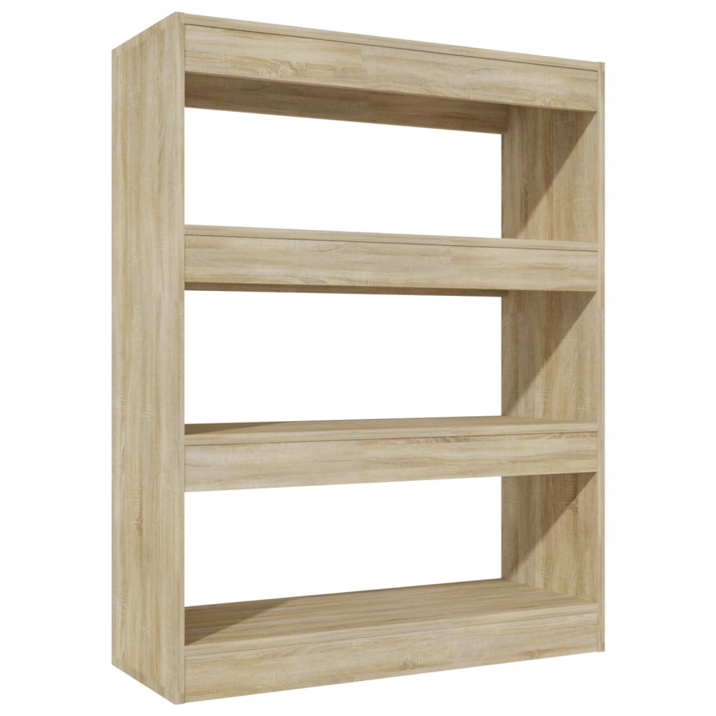 Bibliothèque/paravent 80x30x103 cm en bois travaillé