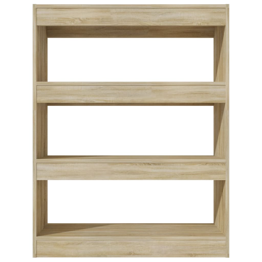 Bibliothèque/paravent 80x30x103 cm en bois travaillé