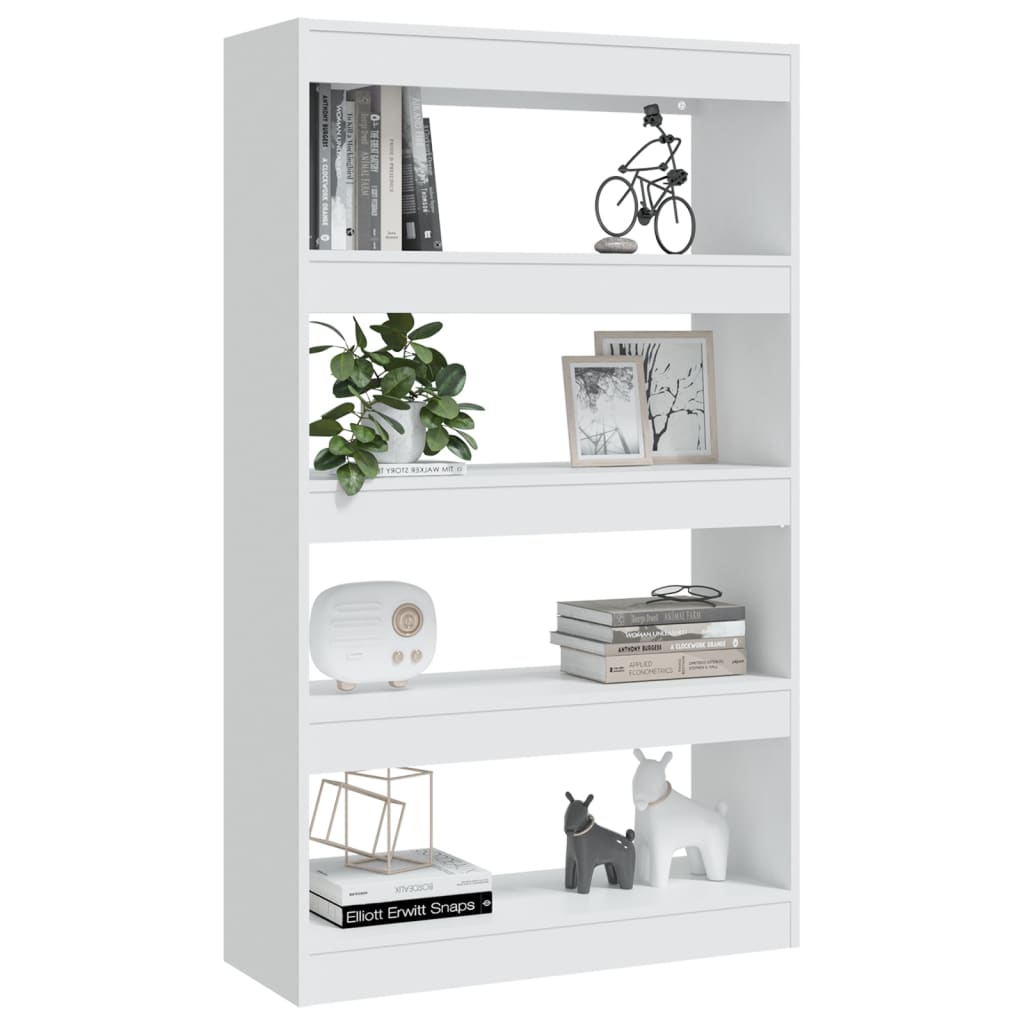 Boekenkast/kamerscherm 80x30x135 cm bewerkt hout