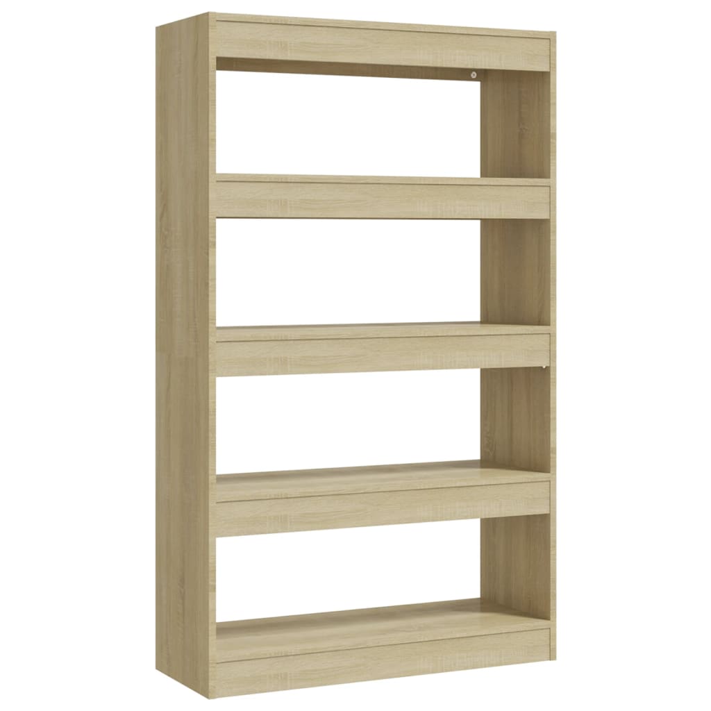 Boekenkast/kamerscherm 80x30x135 cm bewerkt hout