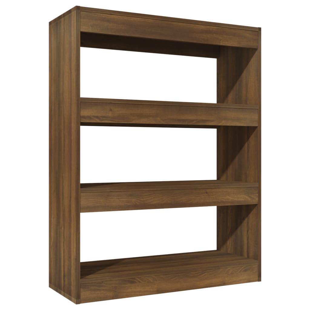 Bibliothèque/paravent 80x30x103 cm en bois travaillé