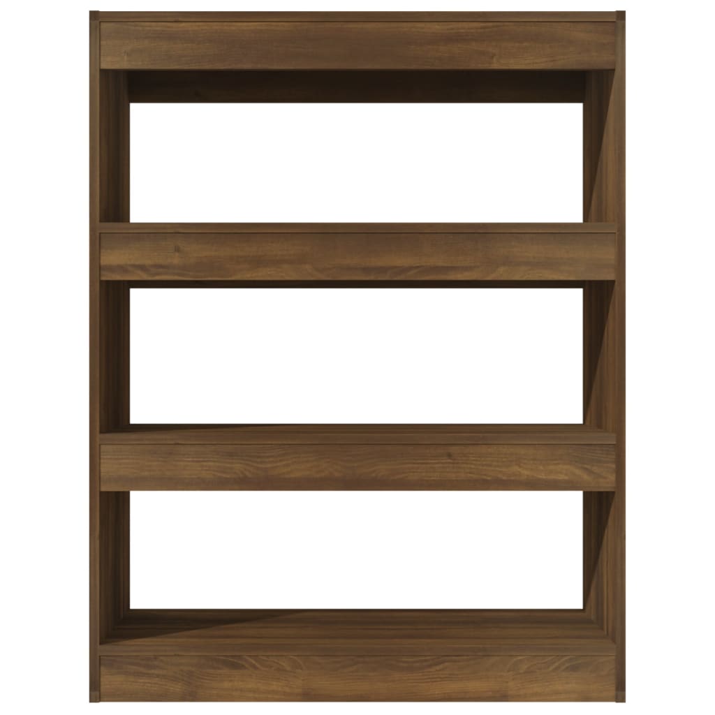 Bibliothèque/paravent 80x30x103 cm en bois travaillé