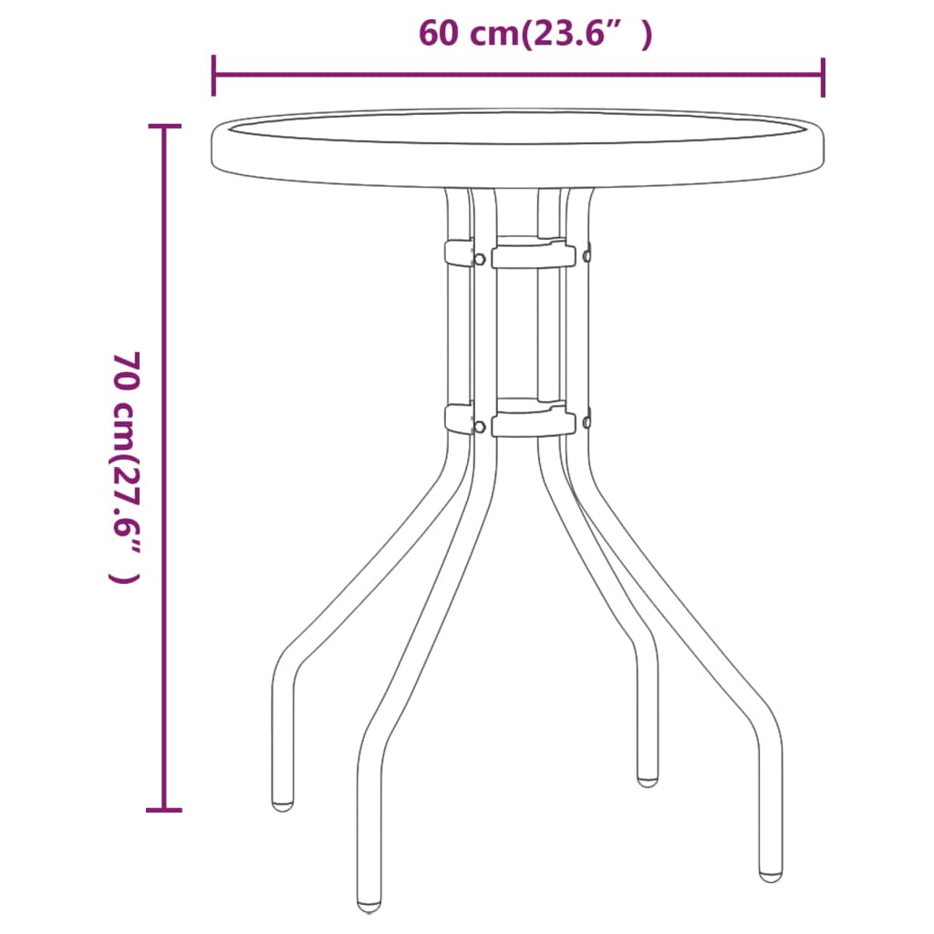 3-delige Bistroset