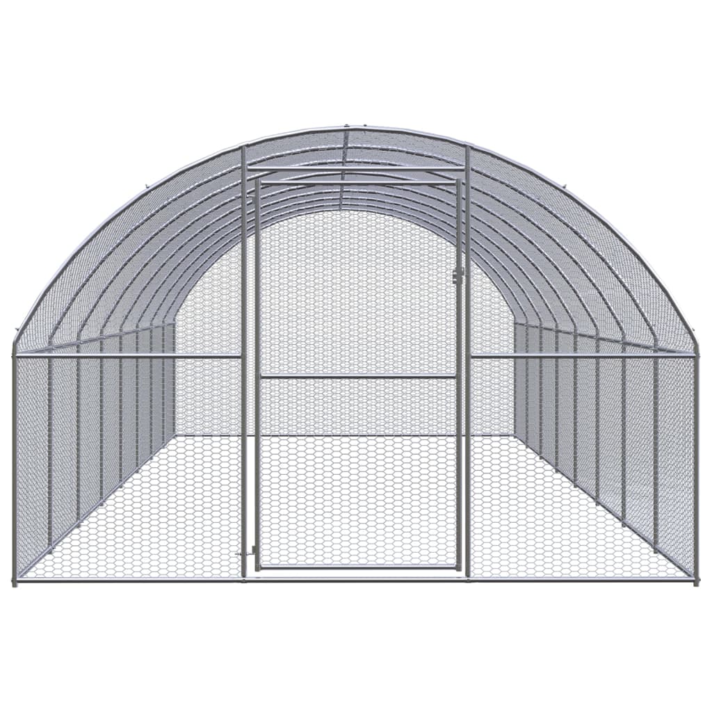 Kippenren 3x2x2 m gegalvaniseerd staal