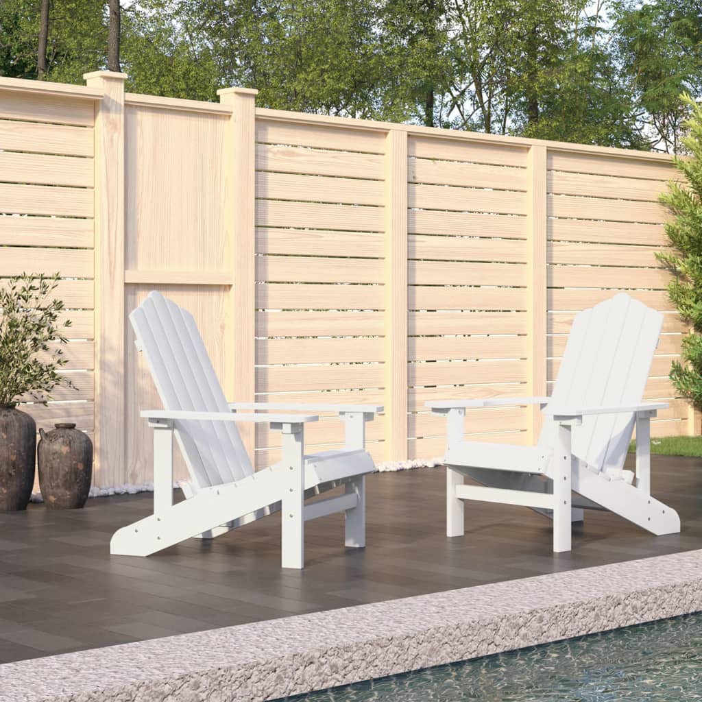 Chaise de jardin Adirondack avec table en PEHD