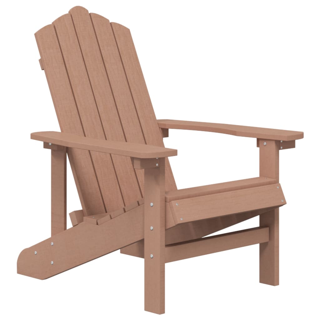 Chaise de jardin Adirondack avec table en PEHD