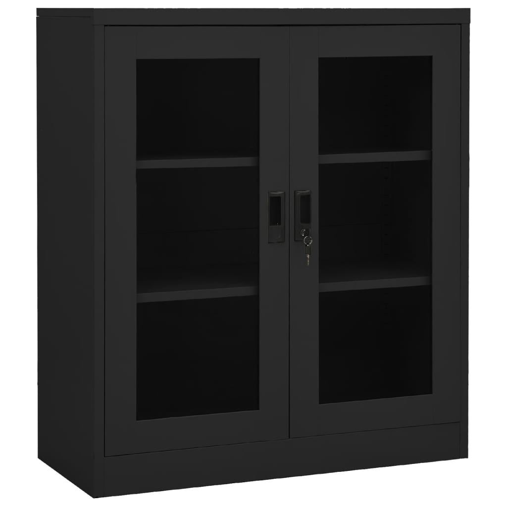 Armoire de bureau 90x40x70 cm acier, anthracite