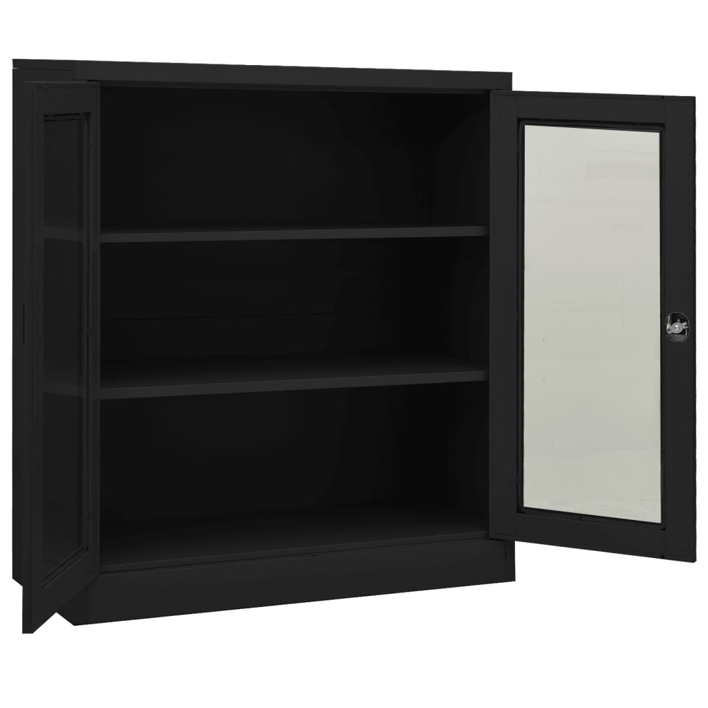 Armoire de bureau 90x40x70 cm acier, anthracite