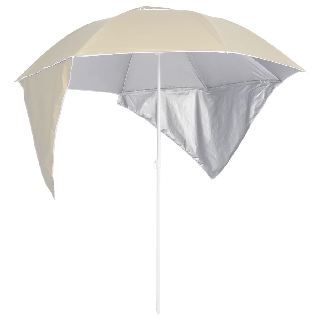 Strandparasol met zijwanden 215 cm