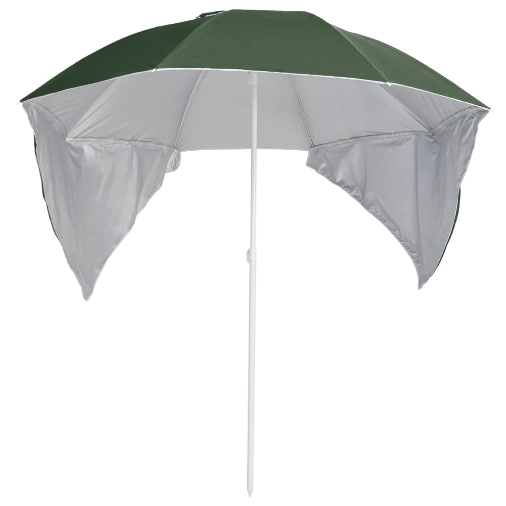 Strandparasol met zijwanden 215 cm