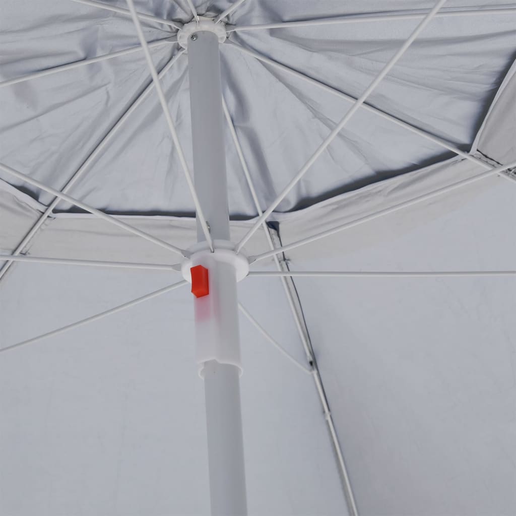 Strandparasol met zijwanden 215 cm