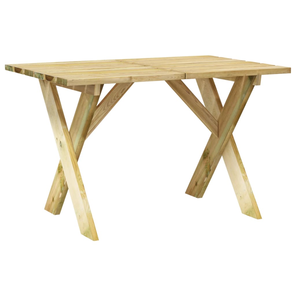 Table de jardin 220x73x70 cm bois de pin imprégné