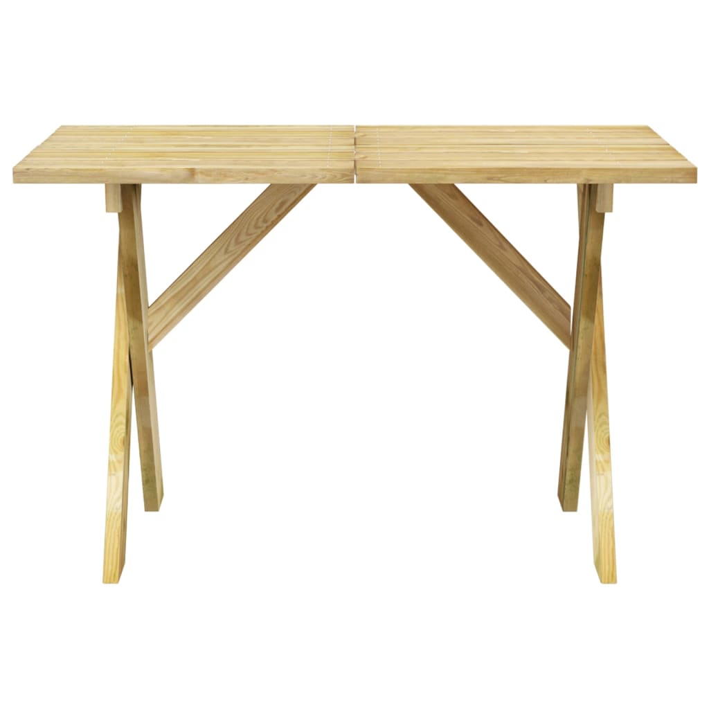 Table de jardin 220x73x70 cm bois de pin imprégné