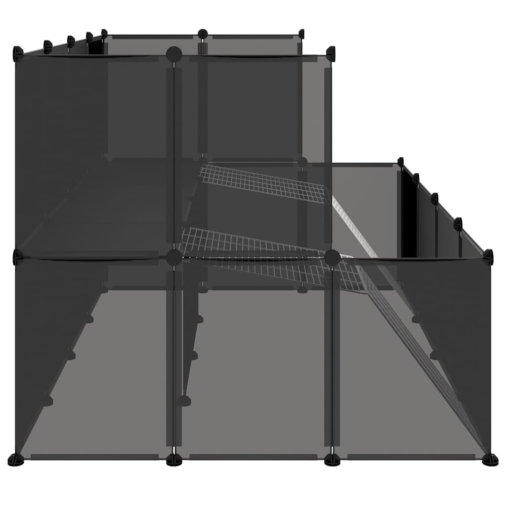 Dierenhok klein 143x107x93 polypropeen en staal