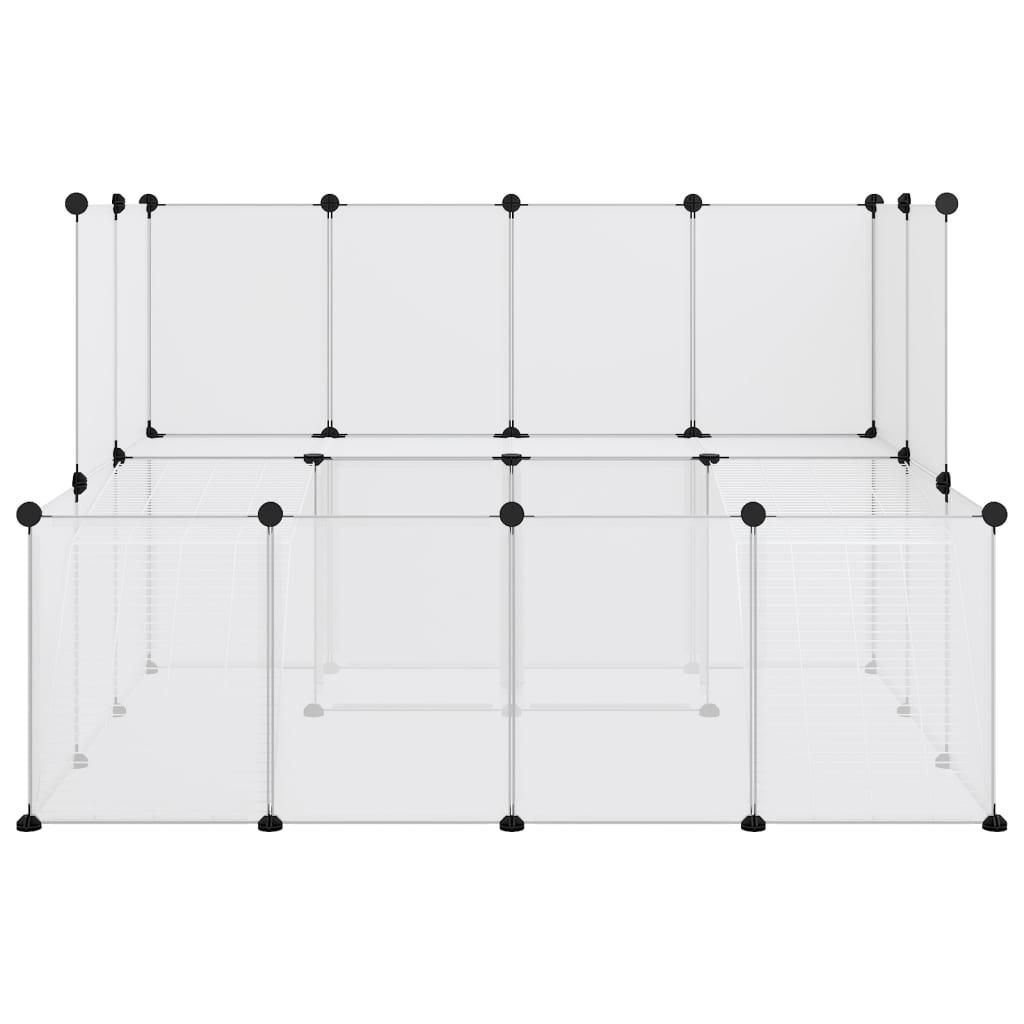 Dierenhok klein 143x107x93 polypropeen en staal