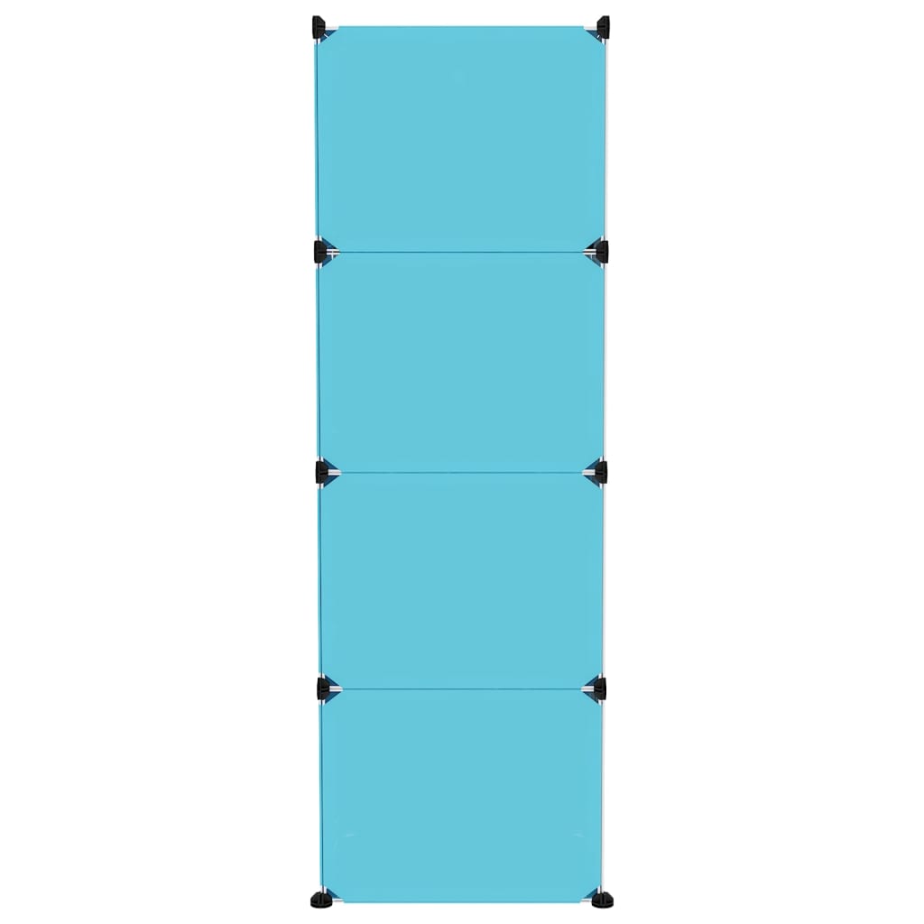 Meuble de rangement pour enfants avec 12 compartiments en polypropylène