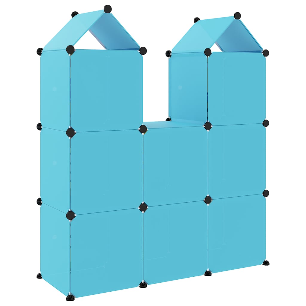 Meuble de rangement pour enfants avec 12 compartiments en polypropylène