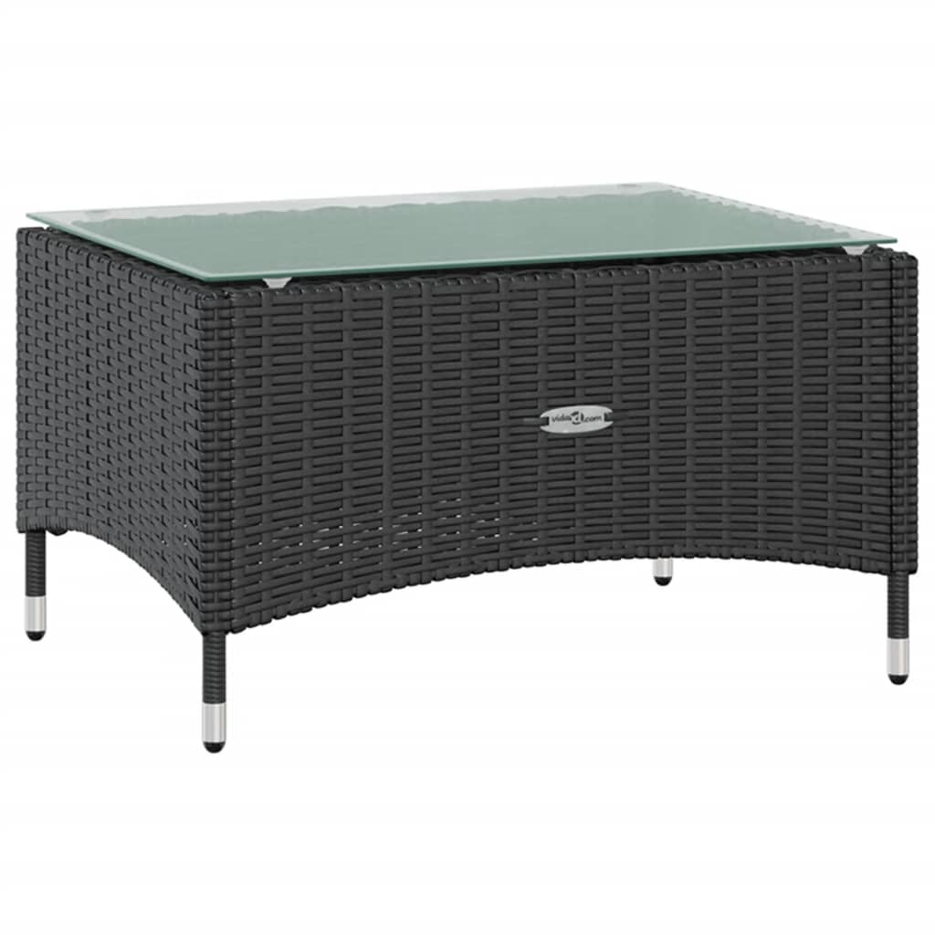 8-delige Loungeset met kussens poly rattan