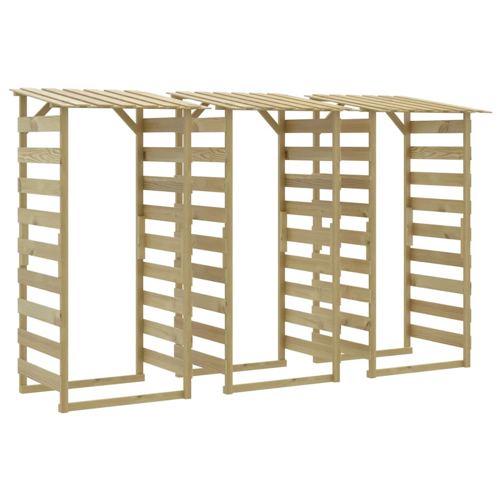 Pergola met dak 100x90x200 cm geïmpregneerd grenenhout