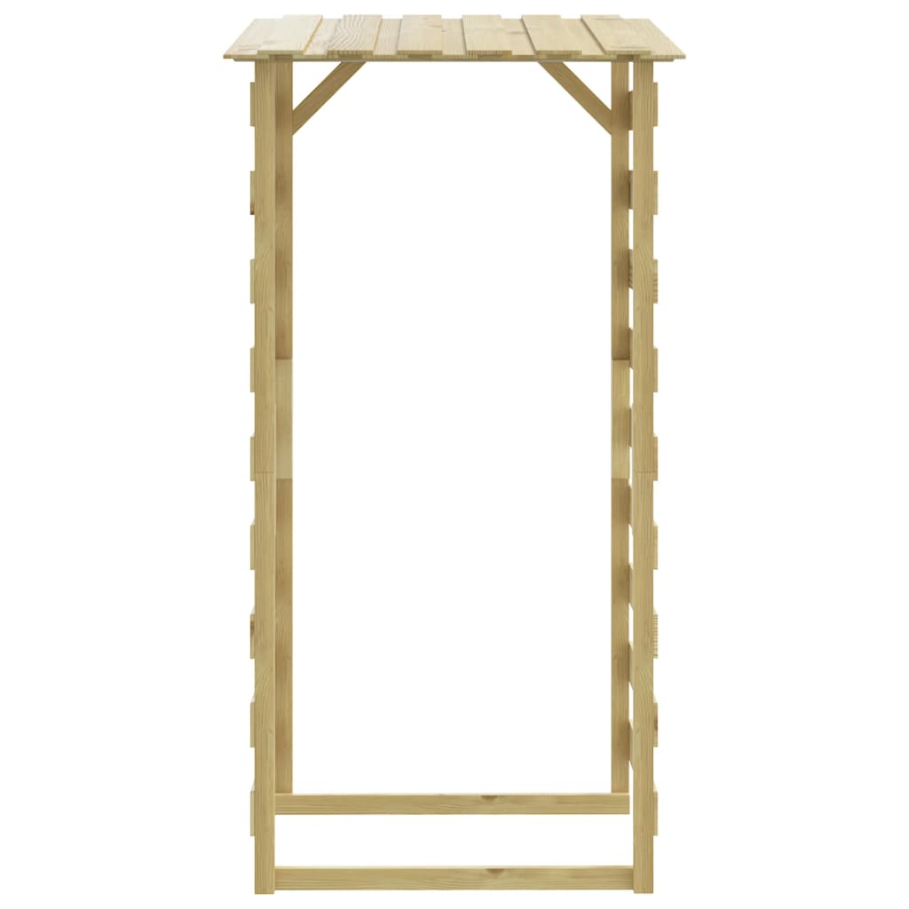 Pergola met dak 100x90x200 cm geïmpregneerd grenenhout