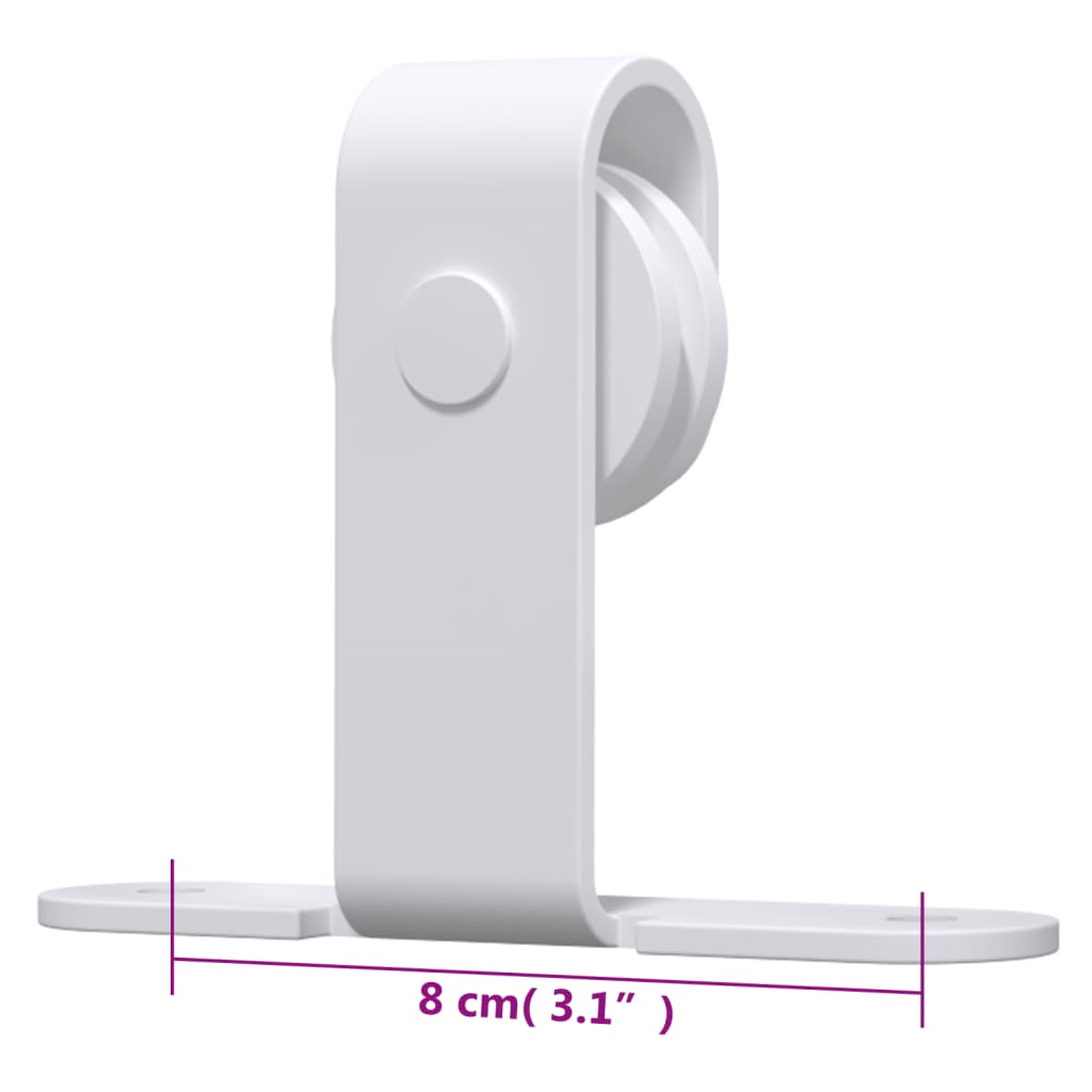 Ophangset voor minischuifdeur 152 cm koolstofstaal