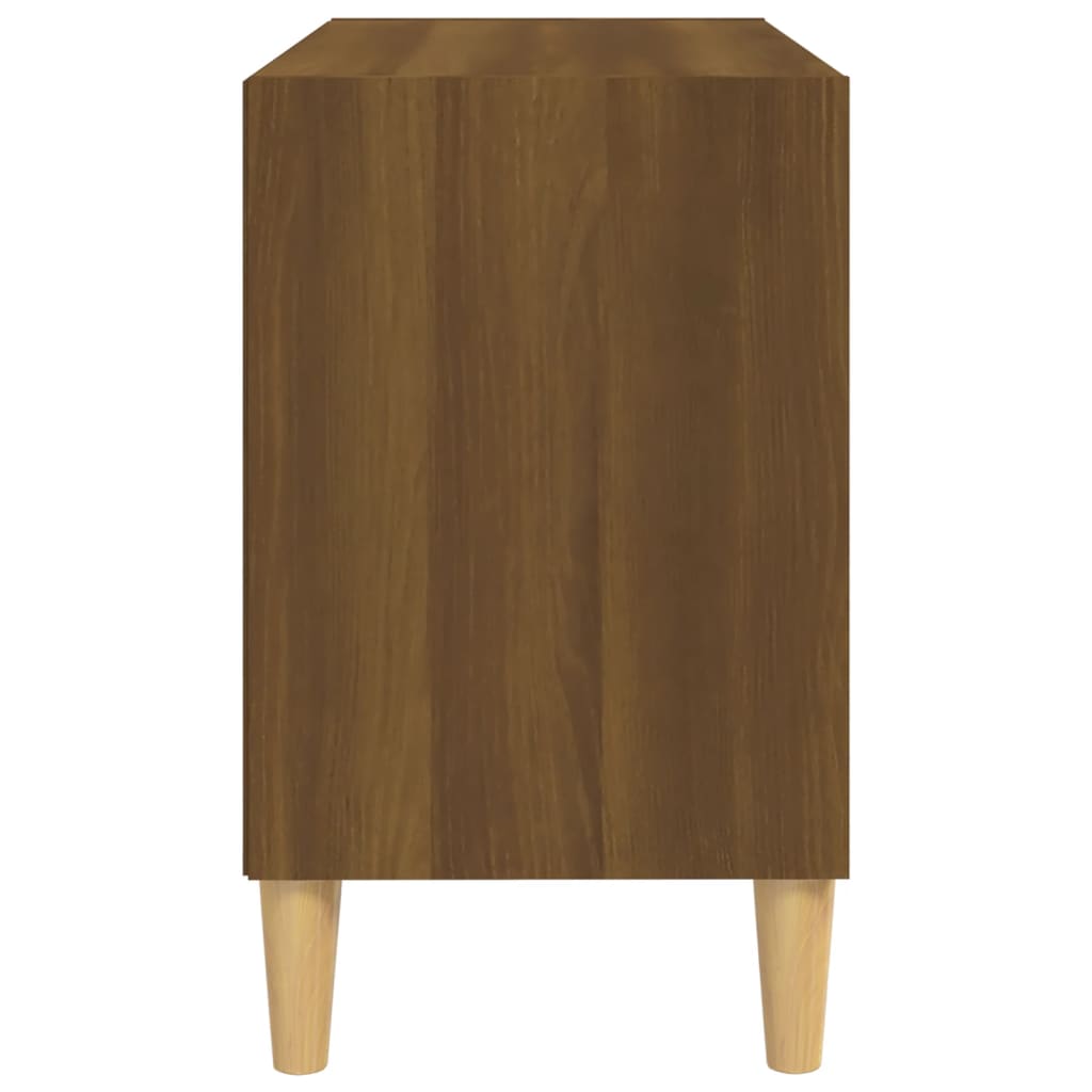 Tv-meubel met houten poten 69,5x30x50 cm sonoma eikenkleurig