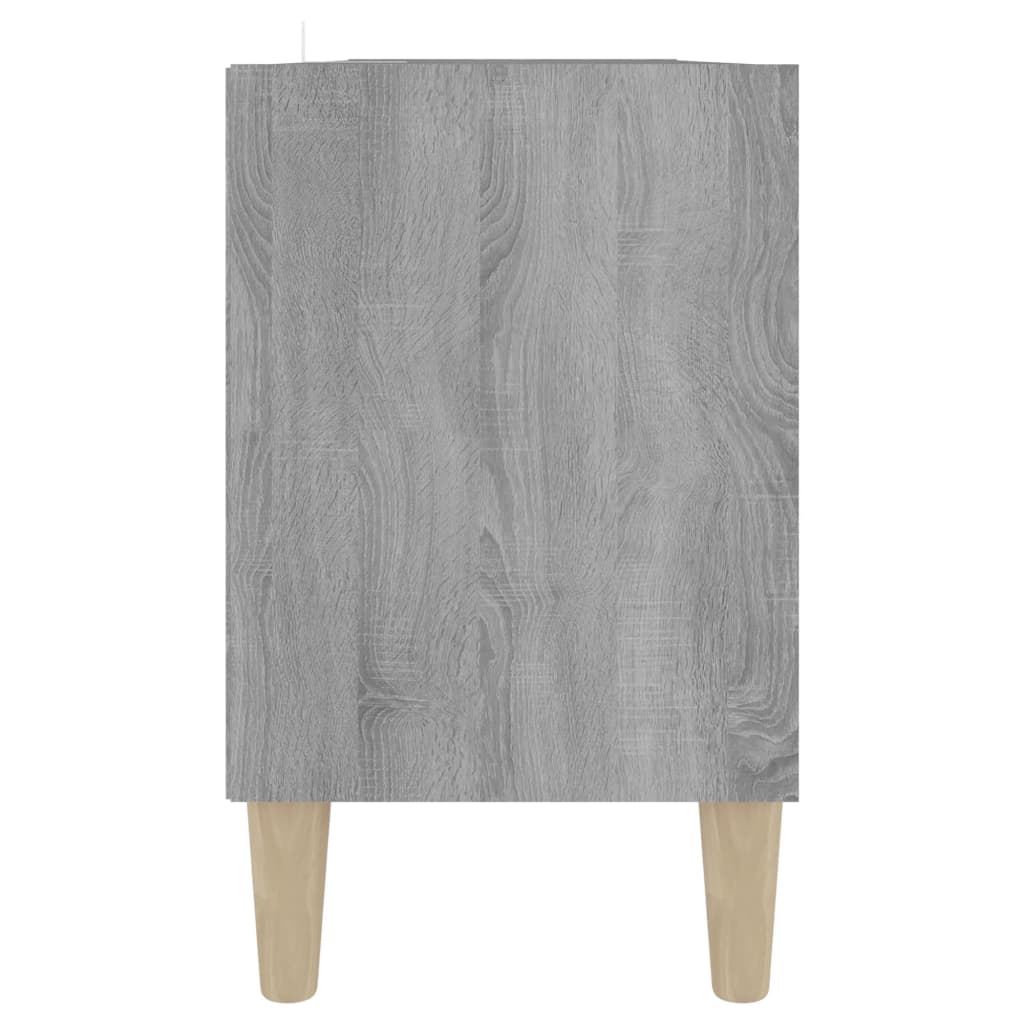 Meuble TV avec pieds en bois 69,5x30x50 cm couleur chêne