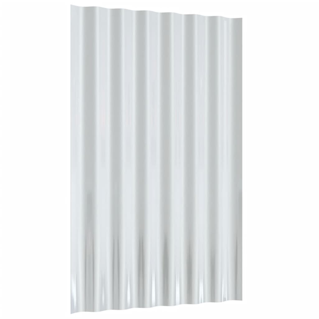 Panneaux de toit 36 ​​pcs 80x36 cm en acier thermolaqué