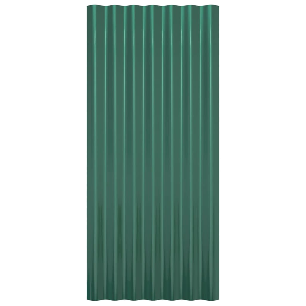 Panneaux de toit 36 ​​pcs 80x36 cm en acier thermolaqué