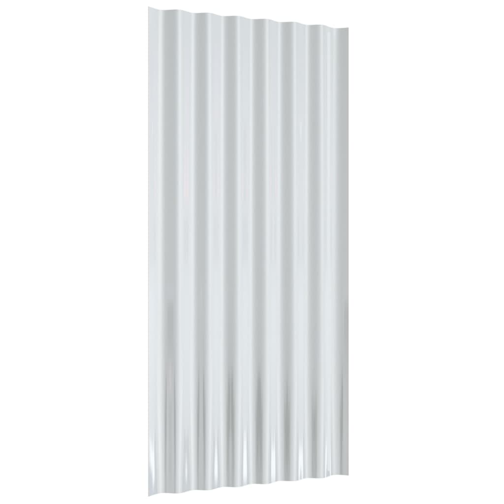 Panneaux de toit 36 ​​pcs 80x36 cm en acier thermolaqué