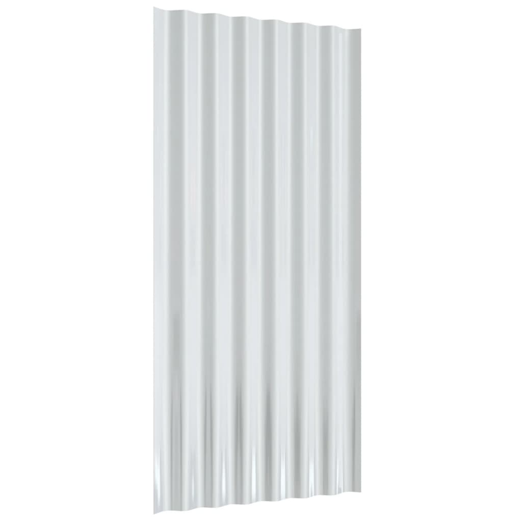 Panneaux de toit 36 ​​pcs 80x36 cm en acier thermolaqué