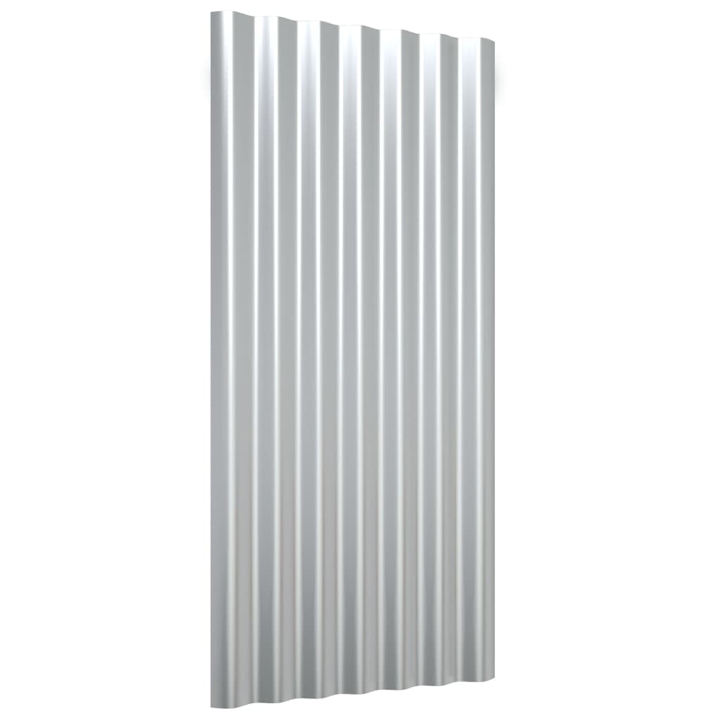 Panneaux de toit 36 ​​pcs 80x36 cm en acier thermolaqué