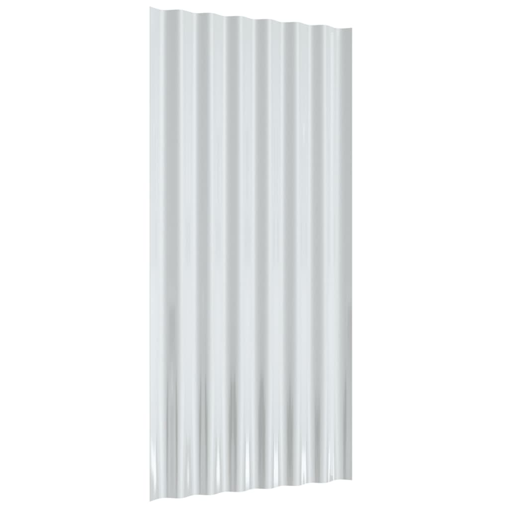 Panneaux de toit 36 ​​pcs 80x36 cm en acier thermolaqué