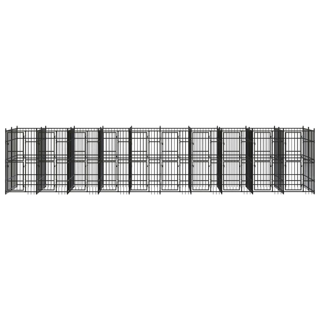 Niche pour chien 18,43 m² en acier