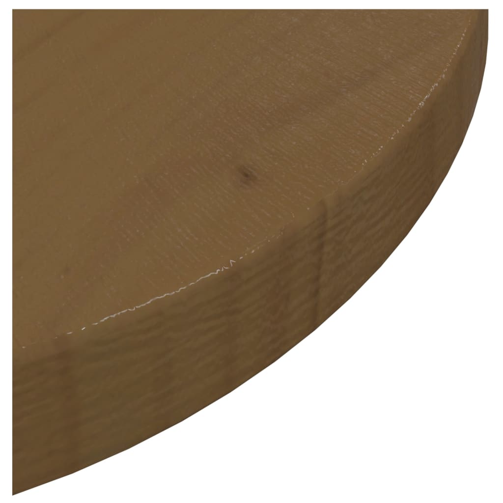 Plateau de table Ø90x2,5 cm en bois de pin massif