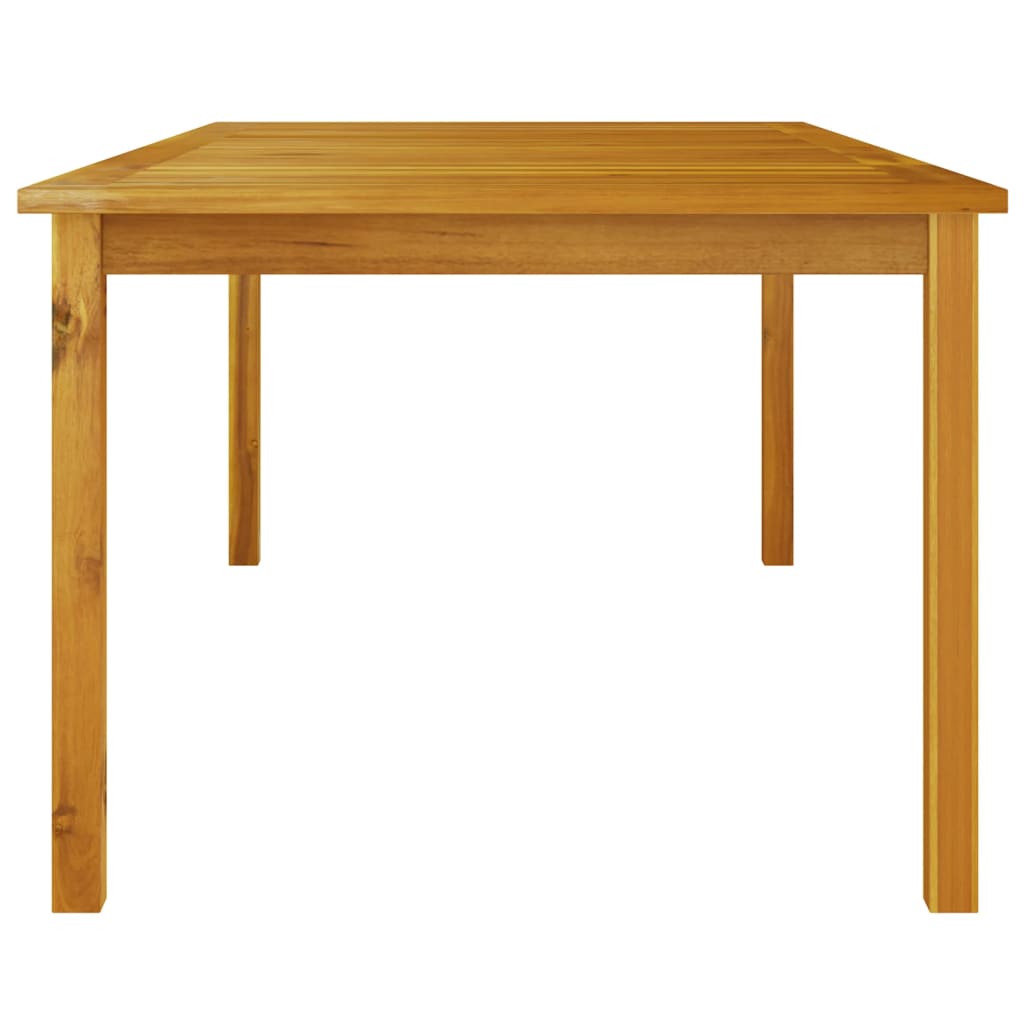 Table de jardin 200x100x75 cm en bois d'acacia massif