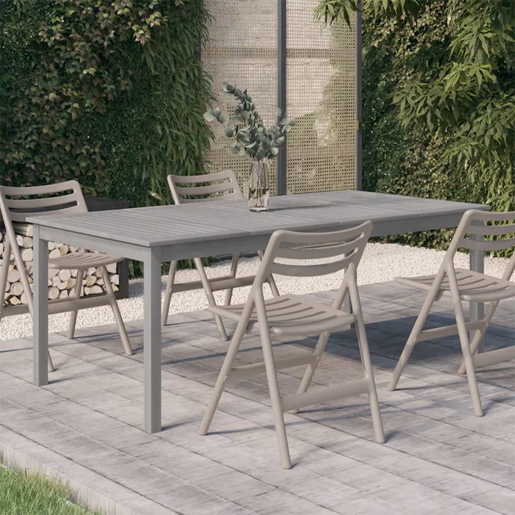 Table de jardin 200x100x75 cm en bois d'acacia massif